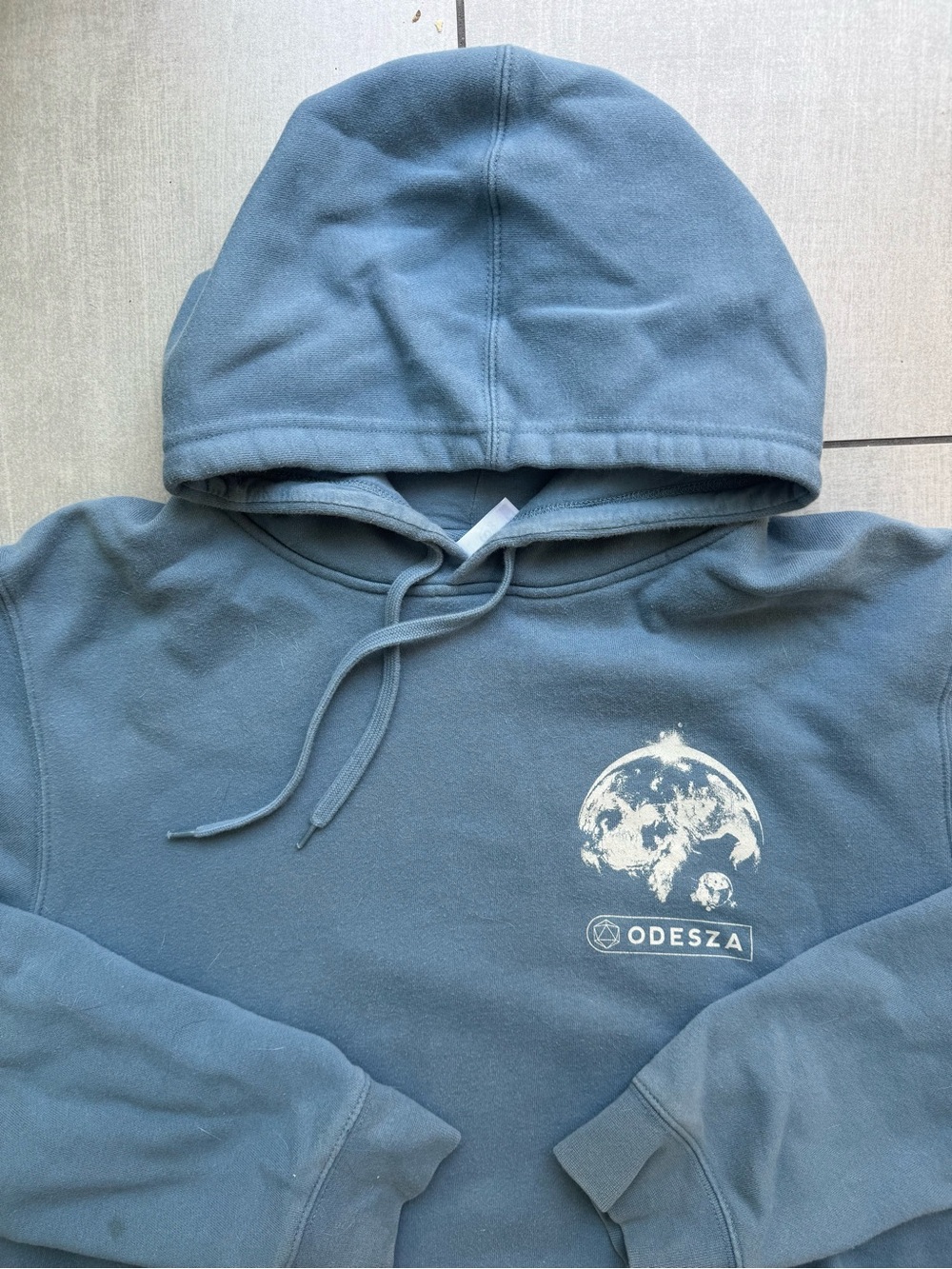 Odesza XL Blue Graphic Pullover Hoodie